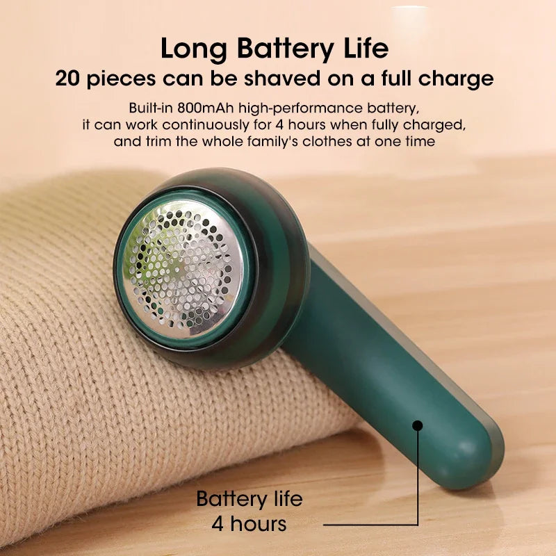 New Electric Lint Remover Professional Rechargeable Fur Ball Trimmer Fabric Lint Remover Portable Household Hairball Trimmer
