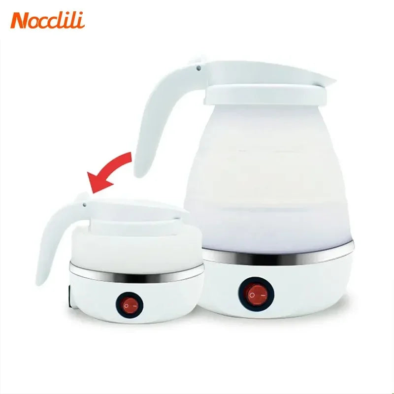 Electric Kettle Mini Foldable Water Heater 600Ml Home Hot Water Kettle Portable Kitchen Kettle 220V Travel Home Electric Kettle