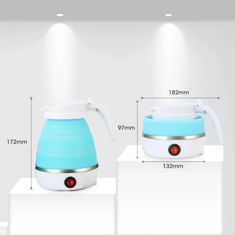 Electric Kettle Mini Foldable Water Heater 600Ml Home Hot Water Kettle Portable Kitchen Kettle 220V Travel Home Electric Kettle