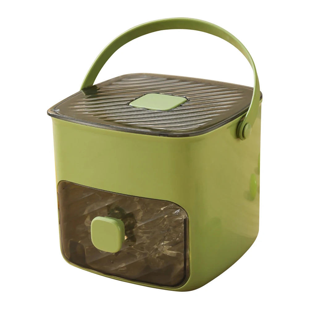 Portable Ice Maker Machine & Drawer Countertop Ice Cube Maker Compact Ice Maker Machine for Home Kitchen Camping RV Office